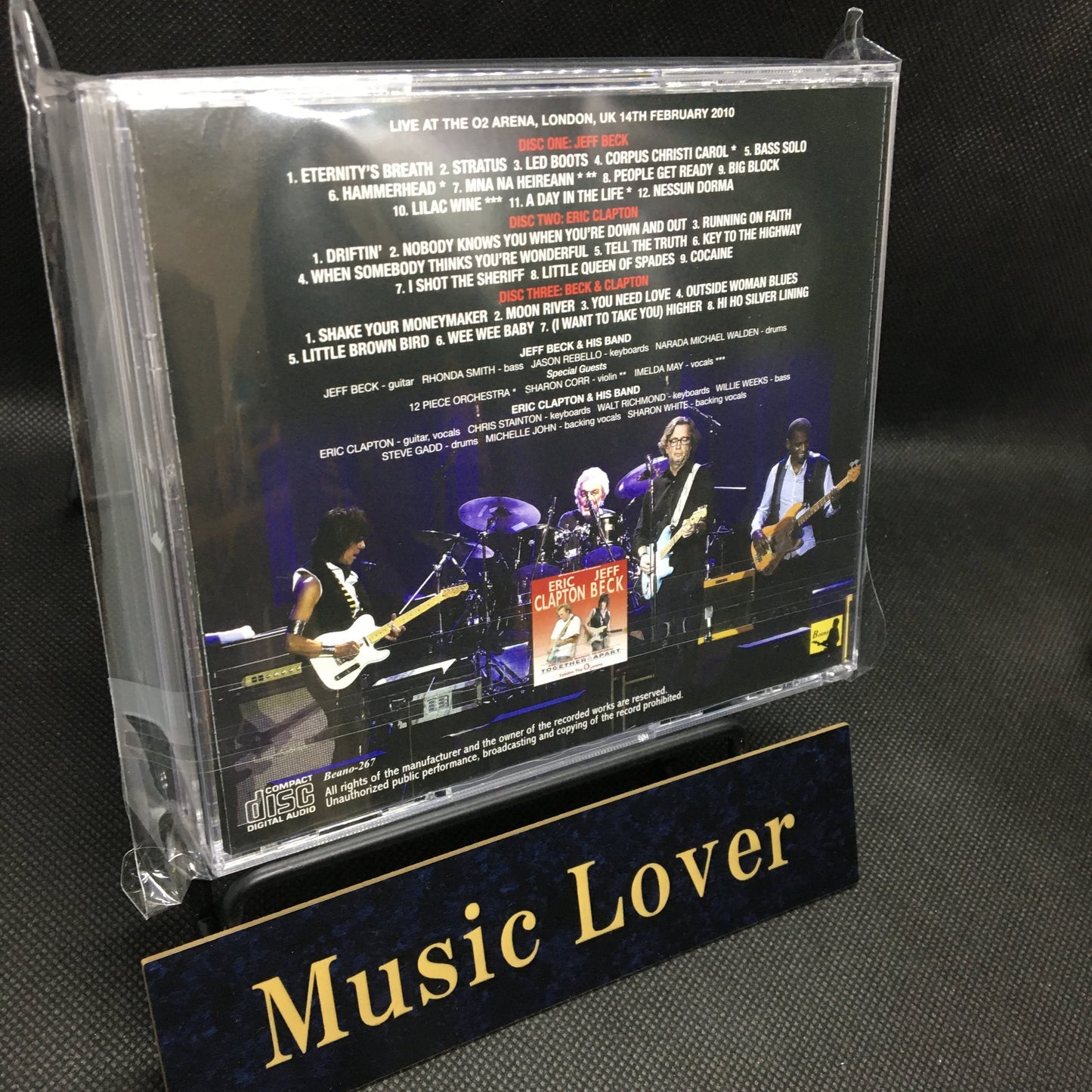 ERIC CLAPTON & JEFF BECK / ULTIMATE LONDON 2010 2ND NIGHT FRONT ROW (3CD)