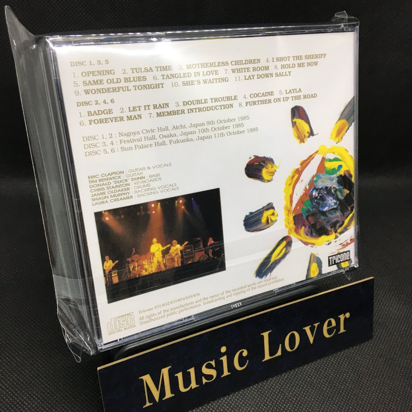 ERIC CLAPTON / NO TURNING BACK NAGOYA/OSAKA/FUKUOKA 1985 (6CD)