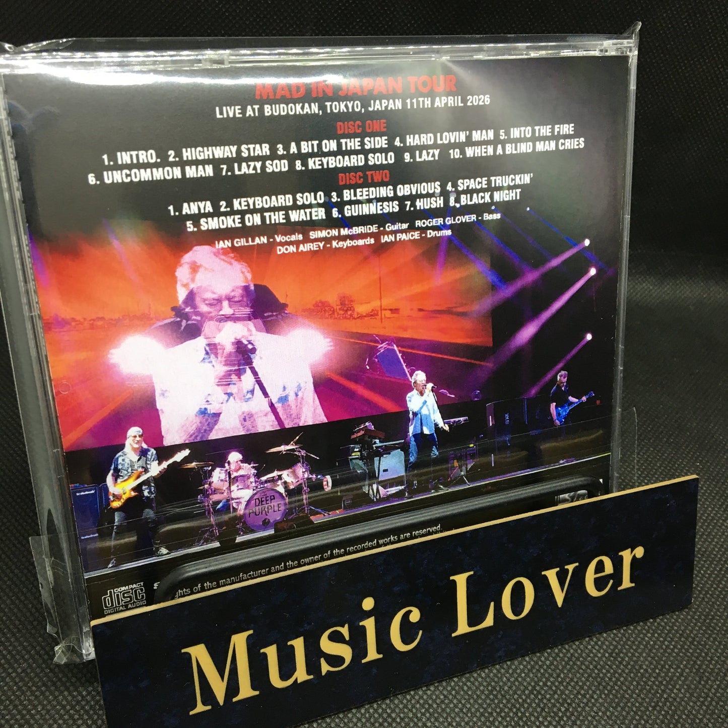DEEP PURPLE / BUDOKAN 2026 (2CDR)