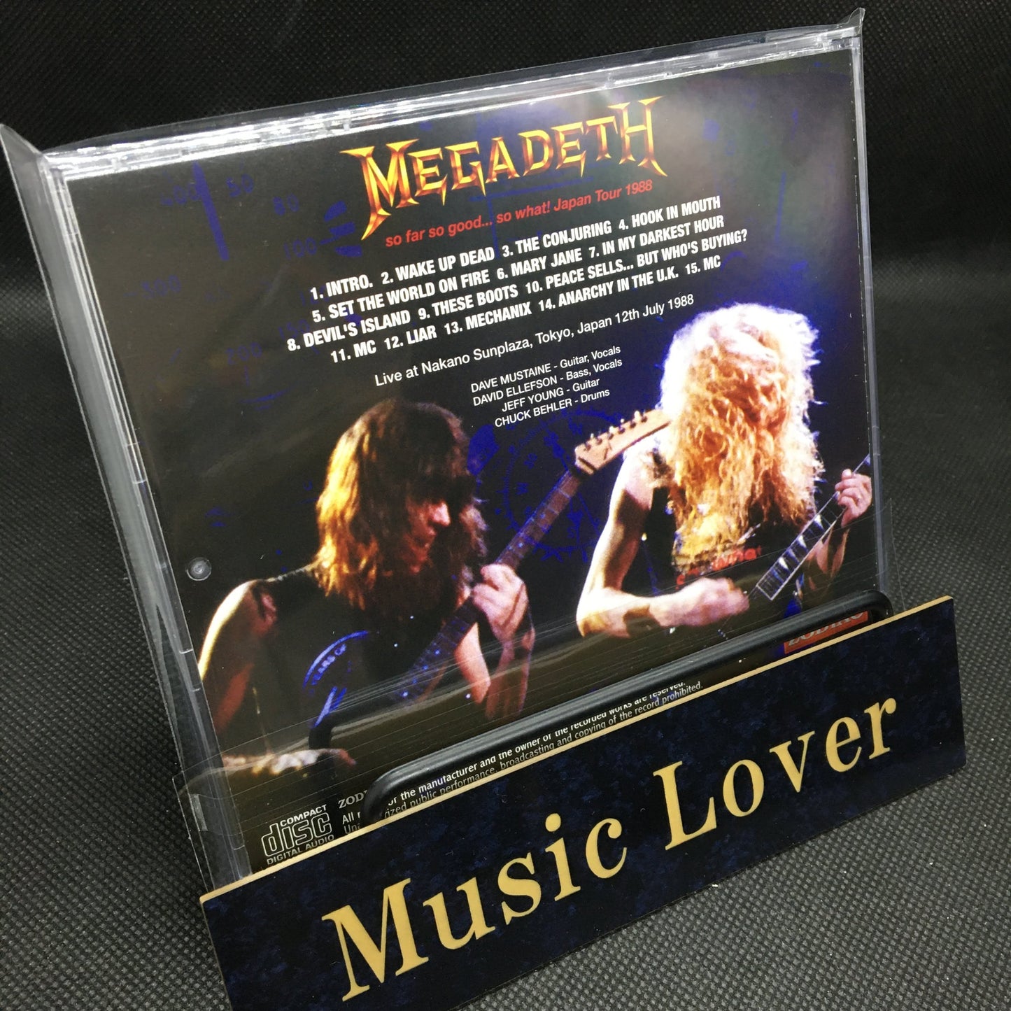 MEGADETH / TOKYO 1988 1ST NIGHT (1CD)