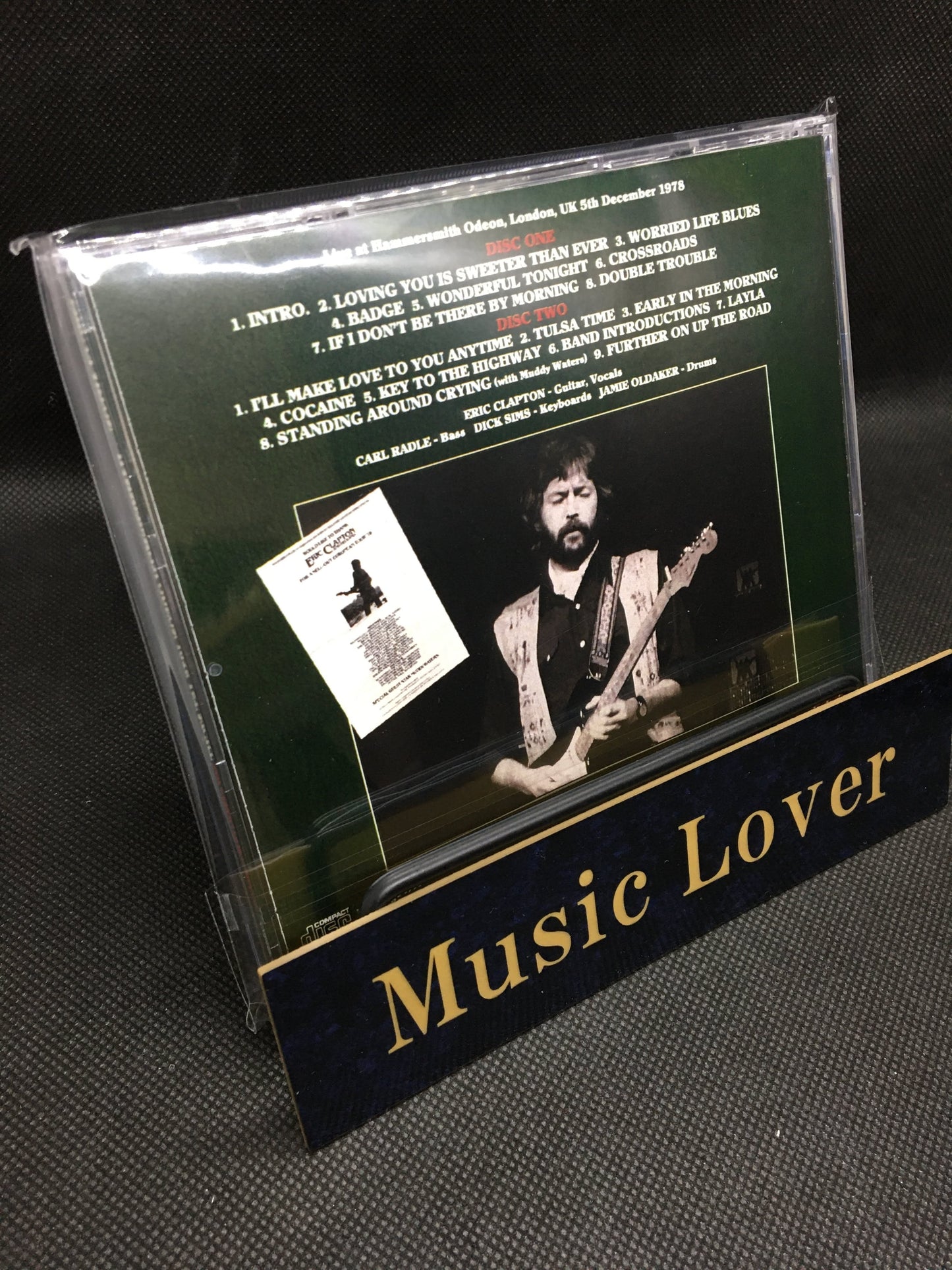 ERIC CLAPTON / HAMMERSMITH ODEON 1978 1ST NIGHT 2ND GENERATION CASSETTE (2CDR)