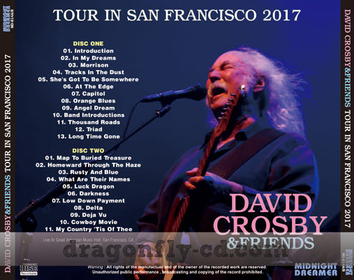DAVID CROSBY & FRIENDS / TOUR IN SAN FRANCISCO 2017 (2CDR)