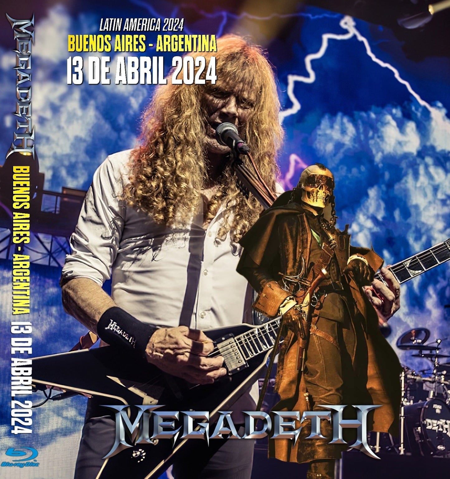 Megadeth / Crush the World South American Tour 2024 PRO SHOT (1BDR)