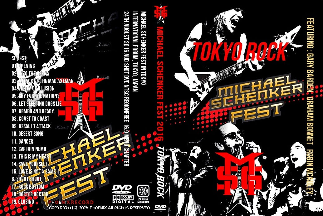 MICHAEL SCHENKER / MICHAEL SCHENKER FEST 2016 in Tokyo (1BDR)