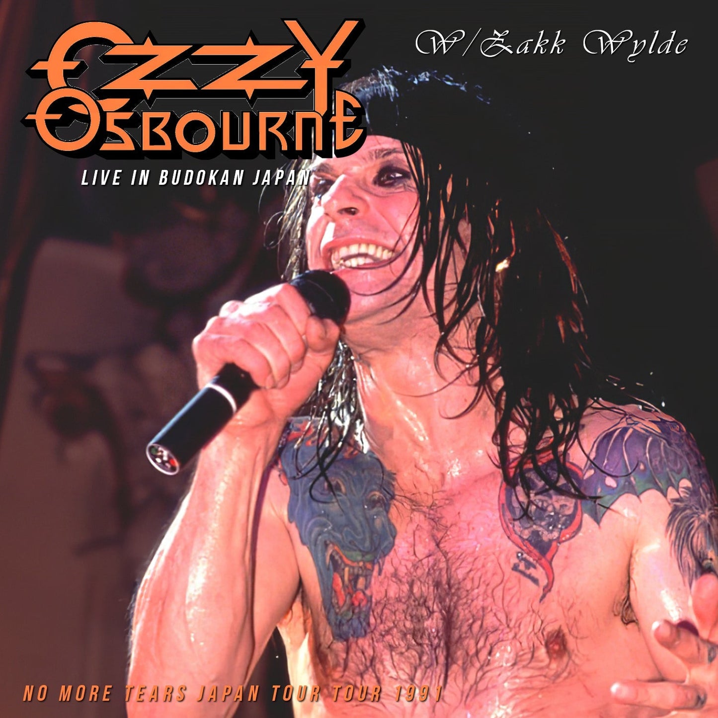 Ozzy Osbourne w/Zakk Wylde / NO MORE TEARS Japan Tour 1991 Live in Budokan Japan (2CDR)