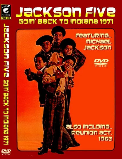 JACKSON 5 / GOIN' BACK TO INDIANA 1971 (1DVDR)