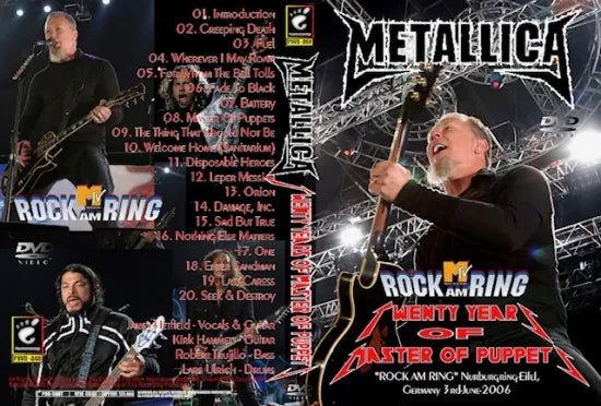 METALLICA / 20YEARS OF MASTER OF PUPPETS (1DVDR)