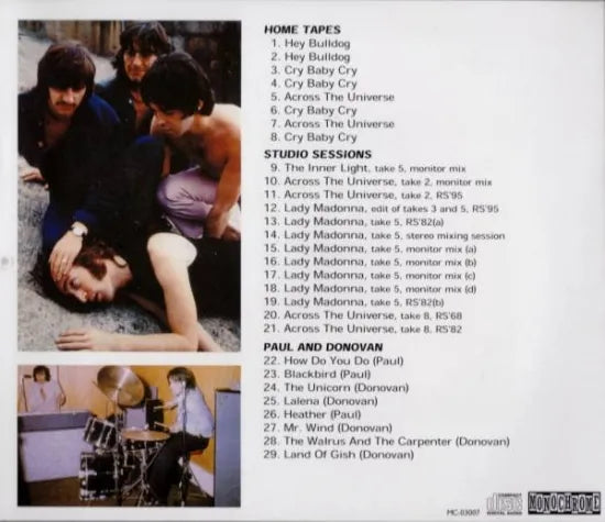 THE BEATLES / WHITE BOOKENDS (1CD)