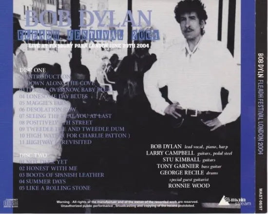BOB DYLAN / FLEADH FESTIVAL 2004 LONDON (2CD)