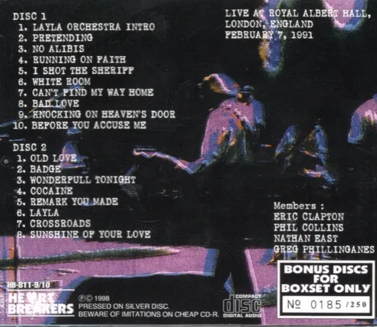 ERIC CLAPTON / 24 CARAT (4 PIECE BAND  Feat. Phil Collins) PART 5 (2CD)