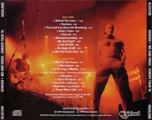 GENESIS / ME AND VIRGIL-EUROPE TOUR'81 (2CD)