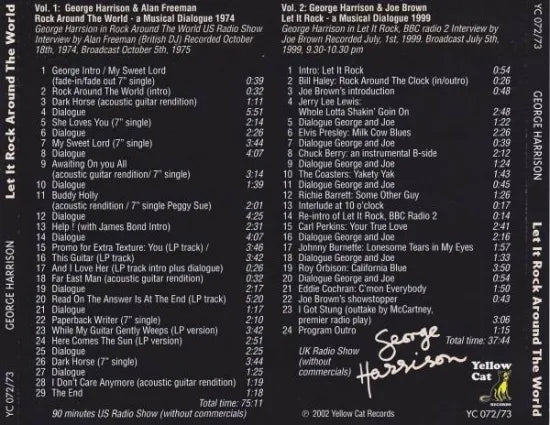 GEORGE HARRISON / LET IT ROCK AROUND THE WORLD (2CD)