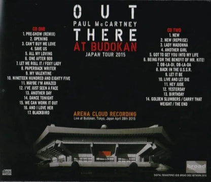 PAUL McCARTNEY / AT BUDOKAN -OUT THERE JAPAN TOUR 2015 ARENA CLOUD RECORDING (2CD)