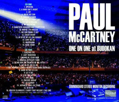 PAUL McCARTNEY / ONE ON ONE LIVE AT BUDOKAN THE ARENA  2017 (2CD)