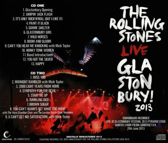 THE ROLLING STONES / GLASTONBURY! 2013  (2CD)