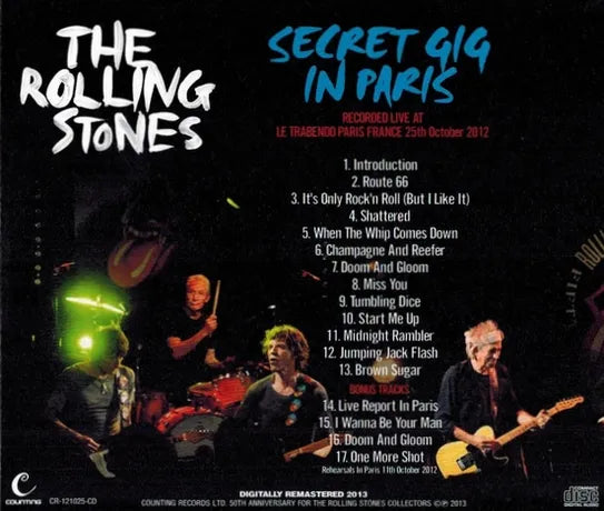 THE ROLLING STONES / SECRET GIG IN PARIS (1CD)