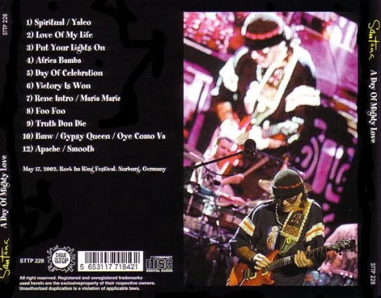 SANTANA / A DAY OF MIGHTY LOVE SOUNDBOARD (1CD)