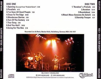 YES / SOLEIL OUR SIGHTS (2CD)