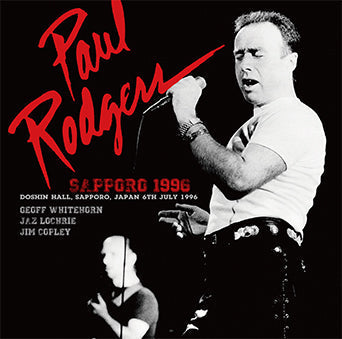 PAUL RODGERS / SAPPORO 1996 (2CD)
