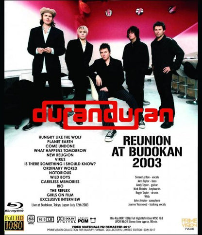 DURAN DURAN / REUNION AT BUDOKAN 2003 (1BR)