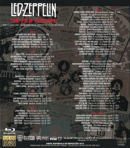 LED ZEPPELIN / THE FILM ARCHIVE Blu-ray (1BDR)