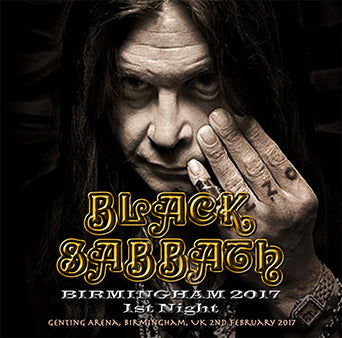 BLACK SABBATH / BIRMINGHAM 2017 1ST NIGHT (2CDR)