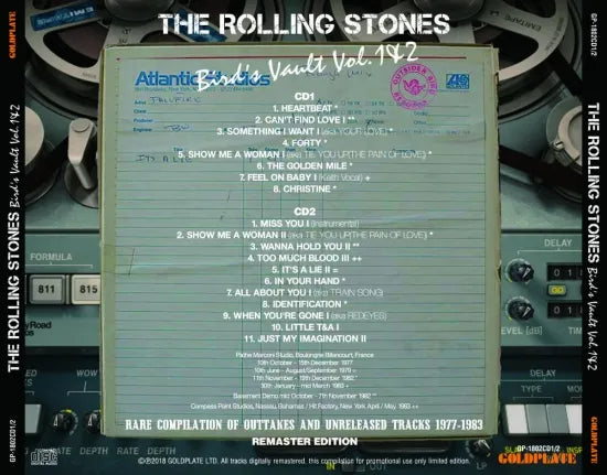 THE ROLLING STONES / BIRD'S VAULT VOL.1&2  (2CD)