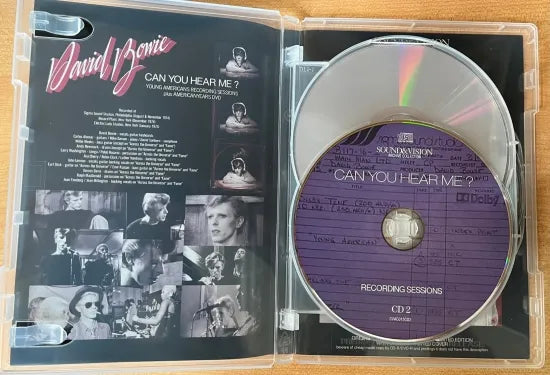 David Bowie / Can You Hear Me? 1974-1975 YOUNG AMERICANS RECORDING SESSIONS plus AMERICAN YEARS DVD (2CD+1DVD)