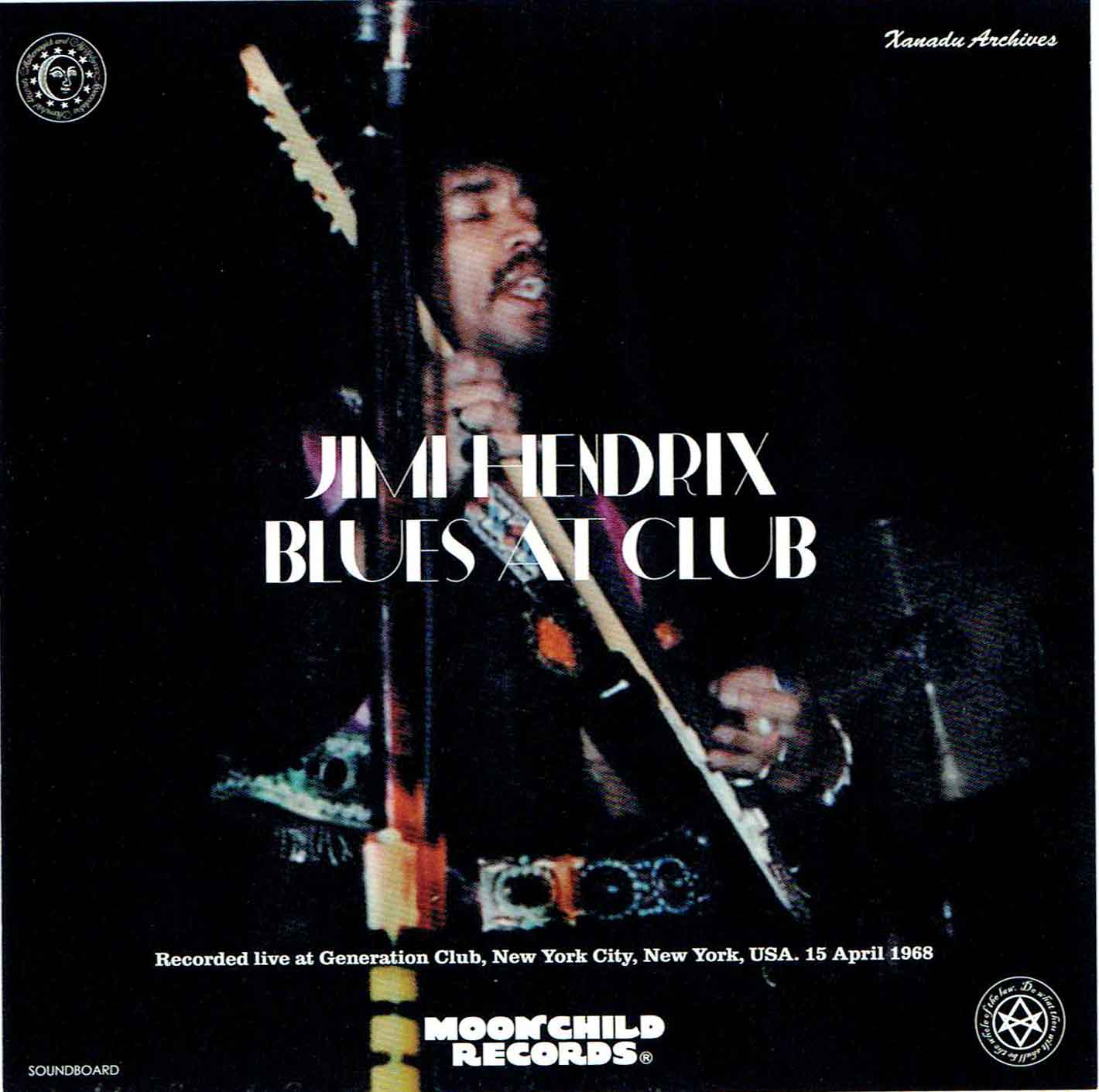 Jimi Hendrix Blues At Club 1968 New York 2CD Moonchild Records