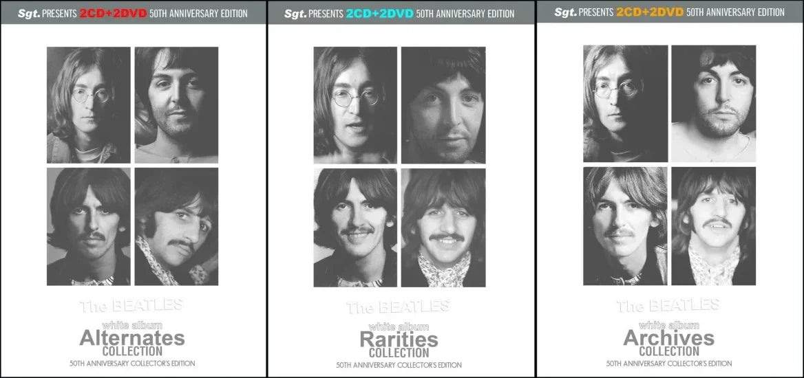 The Beatles / WHITE ALBUM 50th ALTERNATES RARITIES ARCHIVES (6CD+6DVD) 3 Set