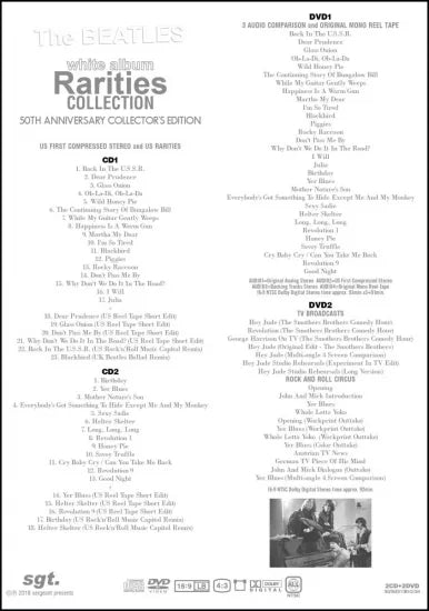 The Beatles / WHITE ALBUM 50th ALTERNATES RARITIES ARCHIVES (6CD+6DVD) 3 Set