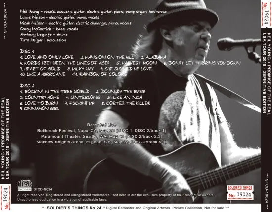 Neil Young + Promise of The Real / USA Tour 2019 Definitive Edition (2CD)
