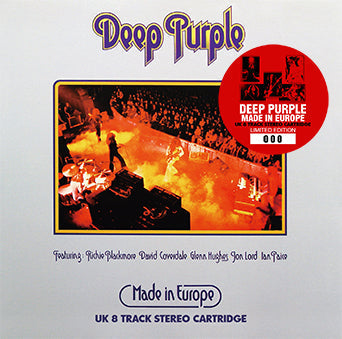 DEEP PURPLE / MADE IN EUROPE UK 8 TRACK STEREO CARTRIDGE (1CD)