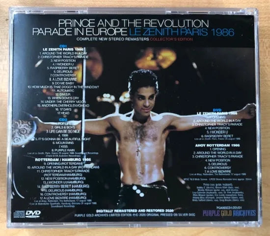 Prince And The Revolution / Le Zenith Paris 1986 Rotterdam & Hamburg 1986 (2CD+1DVD)