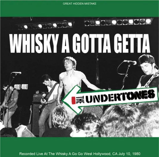 THE UNDERTONES / WHISKY A GOTTA GETTA (1CDR)