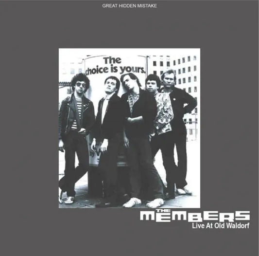 THE MEMBERS / Live At Waldorf (1CDR)