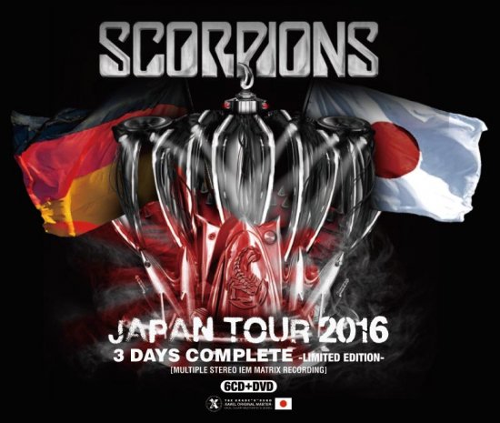 Scorpions / Japan Tour 2016 3 DAYS COMPLETE Limited Set (6CD+1DVD)