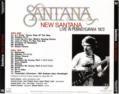 Santana / New Santana SOUNDBOARD (2CDR)