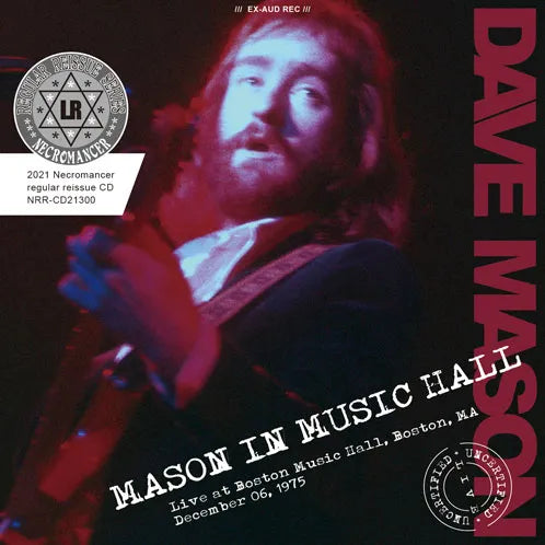 DAVE MASON / MASON IN MUSIC HALL 1975 (1CDR)
