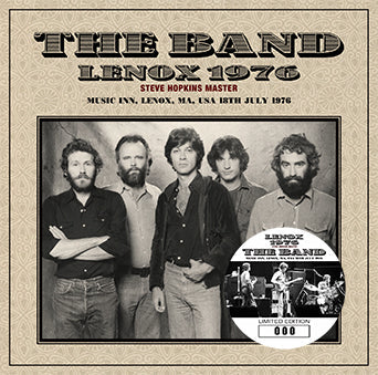 BAND / LENOX 1976 STEVE HOPKINS MASTER (2CD+1DVDR)