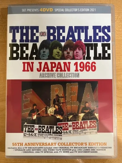 THE BEATLES / IN JAPAN 1966 ARCHIVE COLLECTION 55TH ANNIVERSARY (4DVD)