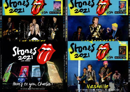 THE ROLLING STONES / ST.LOUIS+NO FILTER US TOUR 2021 LIVE 4 Performances Set (2CD+1DVD) (6CDR+3DVDR)