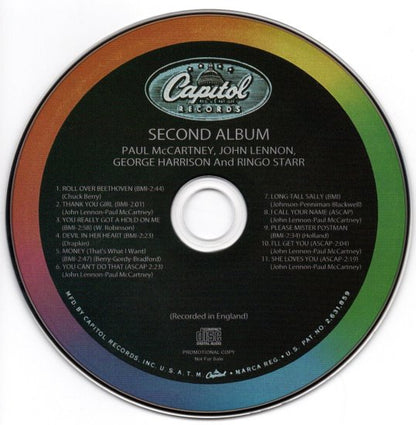 THE BEATLES / SECOND ALBUM CAPITOL PAPERSLEEVE COLLECTION (1CD)