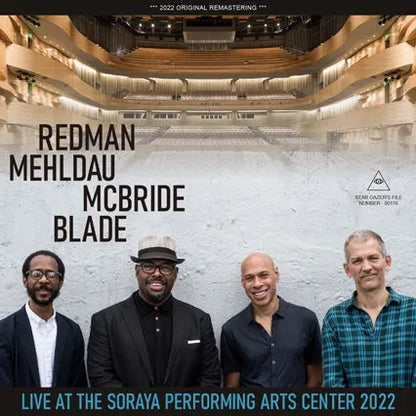 REDMAN, MEHLDAU, McBRIDE, BLADE / LIVE AT THE SORAYA PERFORMING ARTS CENTER 2022 (2CDR)