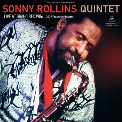 SONNY ROLLINS QUINTET / LIVE AT GRAND REX 1986 2022 Broadcast Master (2CDR)