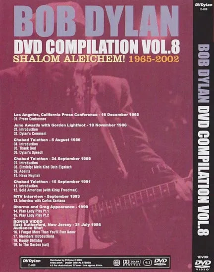 BOB DYLAN / DVD COMPILATION VOL.8 (1DVDR)