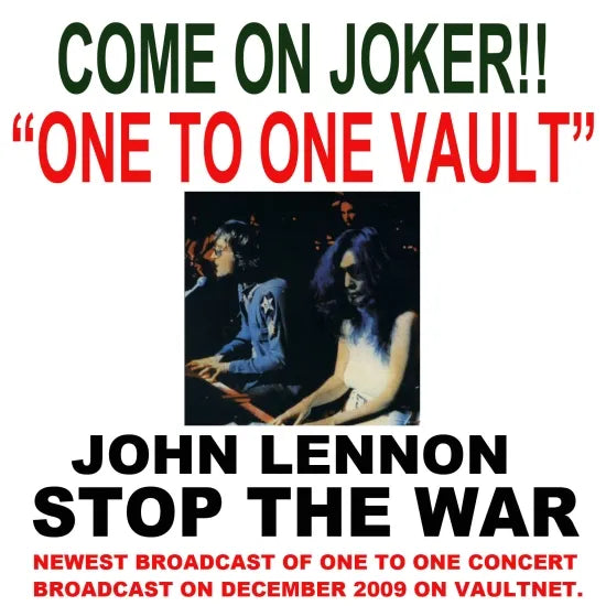 JOHN LENNON / ONE TO ONE CONCERT VAULT (1CDR)