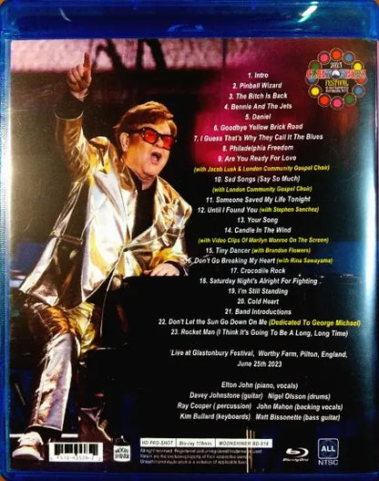 ELTON JOHN / PERFECT FAREWELL AT GLASTONBURY FESTIVAL 2023 (1BDR)