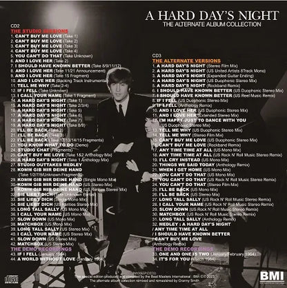 THE BEATLES / A HARD DAY'S NIGHT THE ALTERNATE ALBUM COLLECTION (3CD)