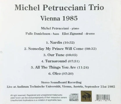 Michel Petrucciani Trio / Vienna 1985 STEREO SOUNDBOARD (1CDR)